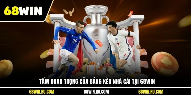 Tầm quan trọng của bảng kèo nhà cái tại 68WIN